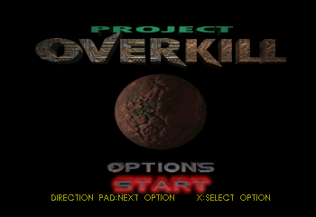 Project Overkill Title Screen